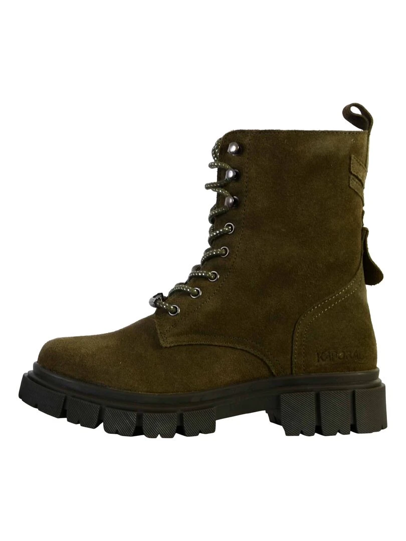 Bottine Cuir Kaporal June Vert