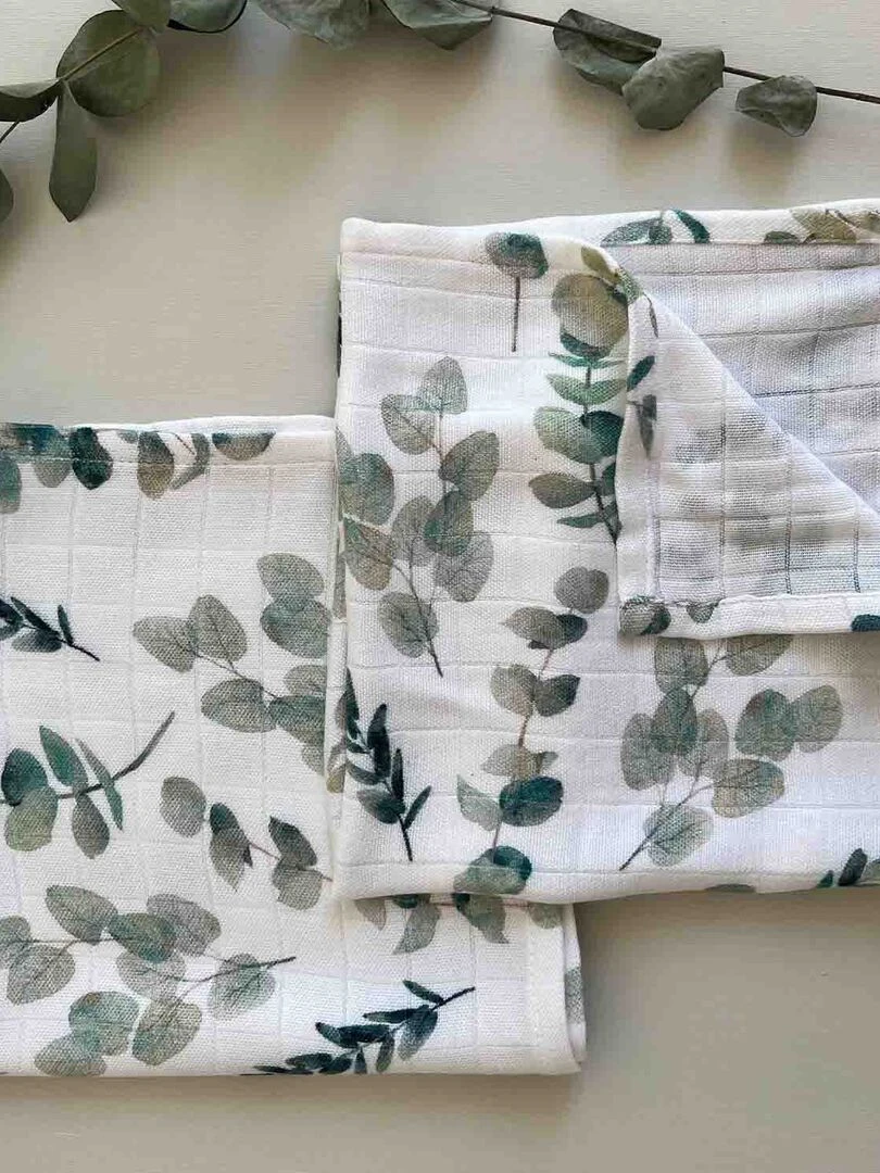 Lot De 2 Langes En Viscose De Bambou  Eucalyptus   N/A