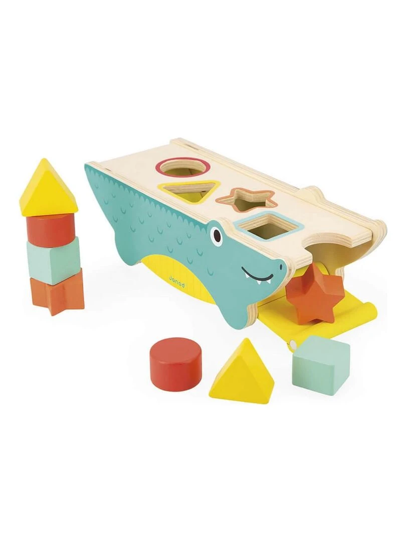 Boîte à formes Croco des formes en bois Tropik   N/A