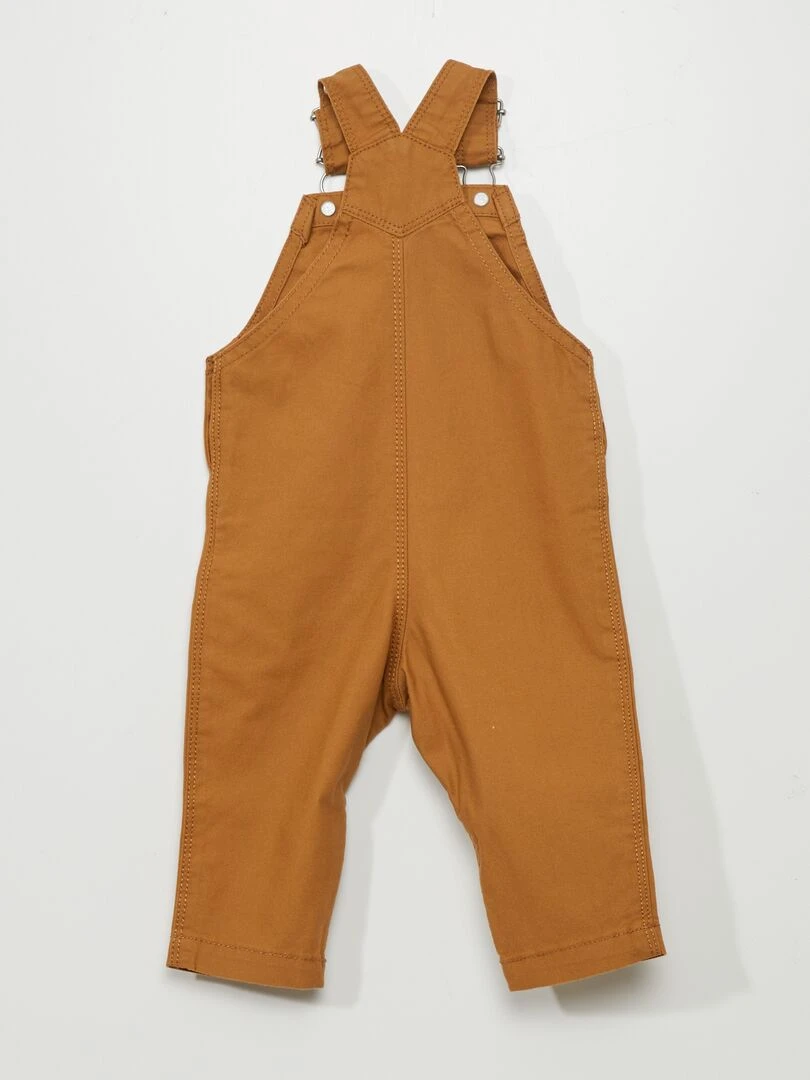 Salopette en coton   Camel