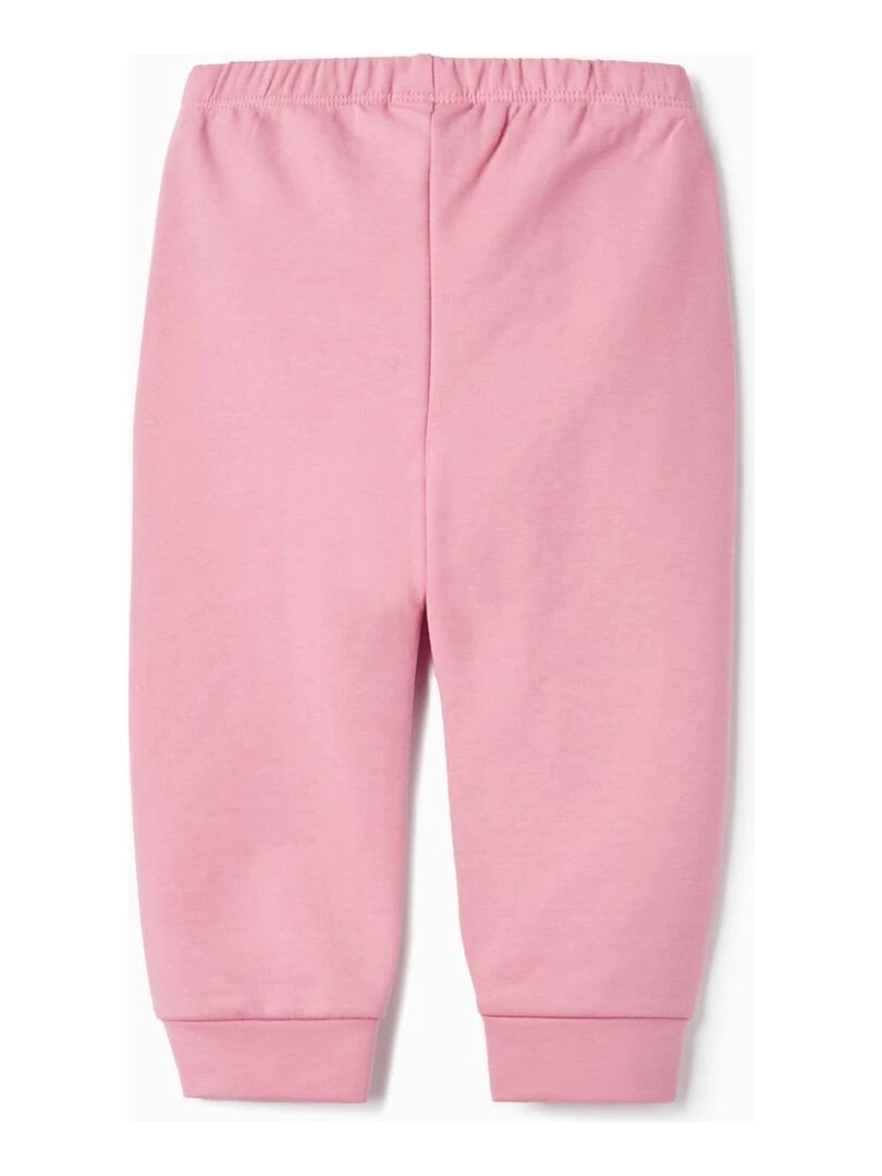Pantalon de Sport Gratté pour Bébé Fille Rose clair