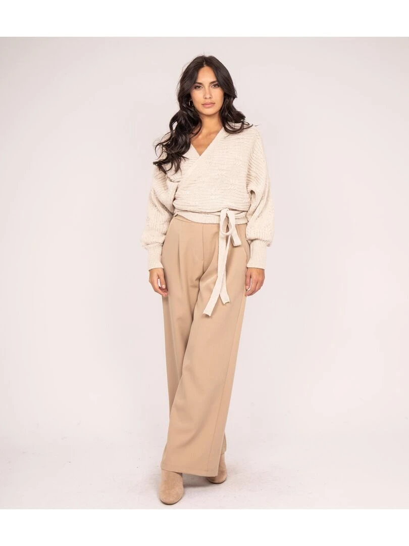 Gilet cache coeur KAILYN   Beige