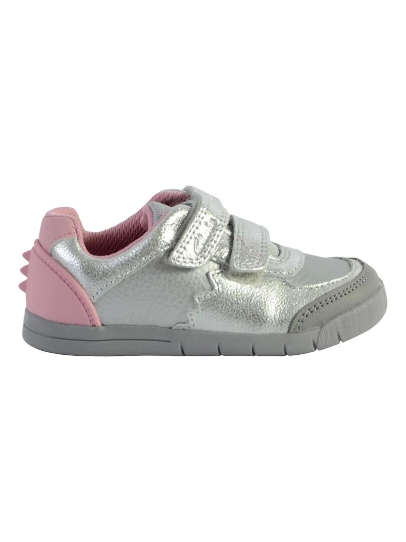 Basket Clarks enfant Rex Quest T Gris