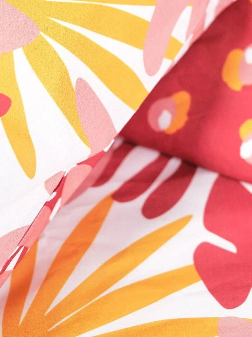 Parure de lit  'CRAZY AUDE' 'TODAY'   Rouge