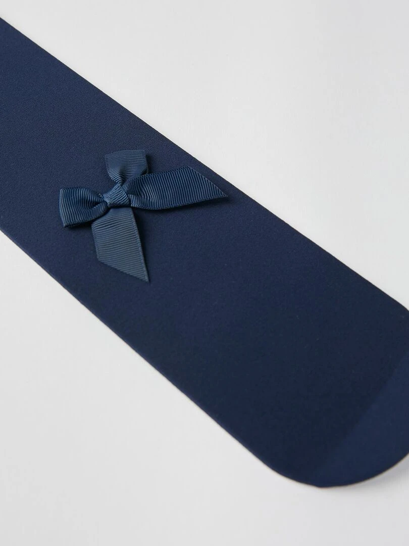 Collants avec Nœud Pour Fille ESSENTIALS LINE Bleu foncé
