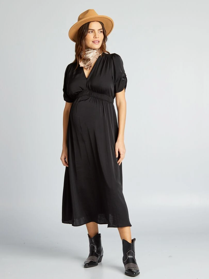 Robe de cérémonie grossesse   noir