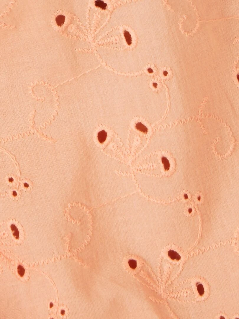 Chemisier broderie anglaise   Damart   Orange