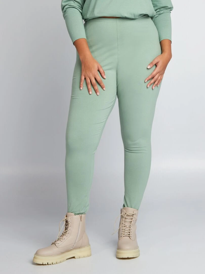 Legging en jersey uni Vert