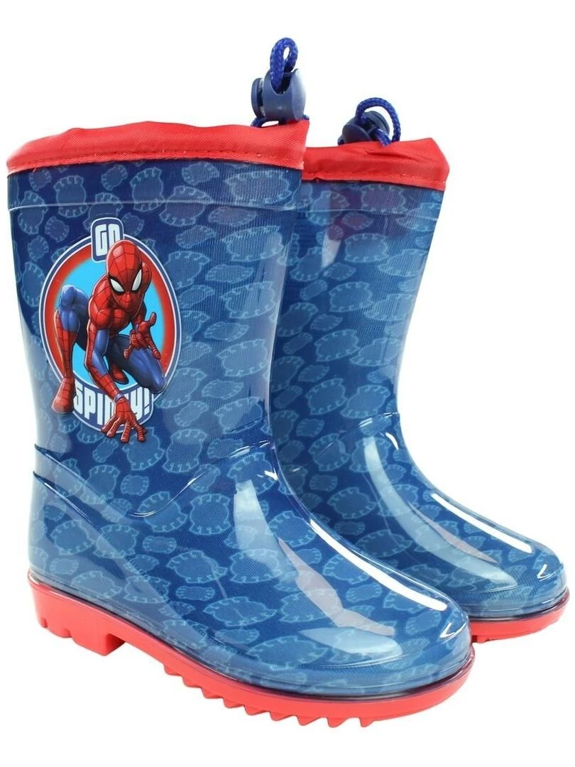 Disney Bottes garçon imprimé Spiderman Bleu marine