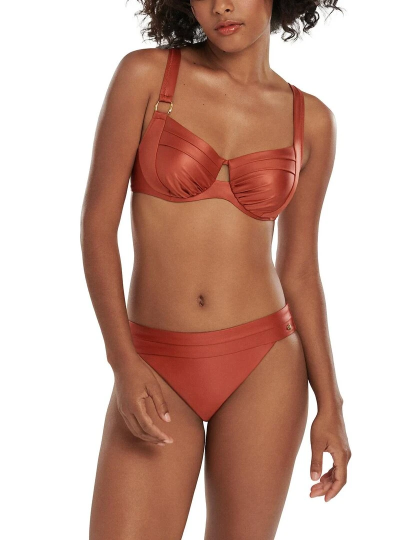 Bas maillot slip de bain Jordan   Marron