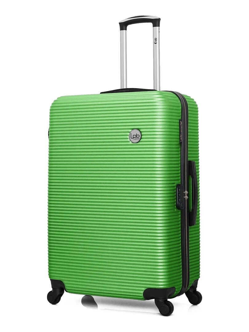 LPB LUGGAGE VALISE GRAND FORMAT ABS MUNICH 4 ROUES 75 CM Vert