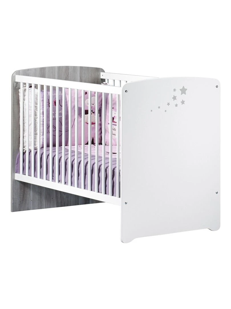 Lit bébé NAO BABYPRICE Blanc