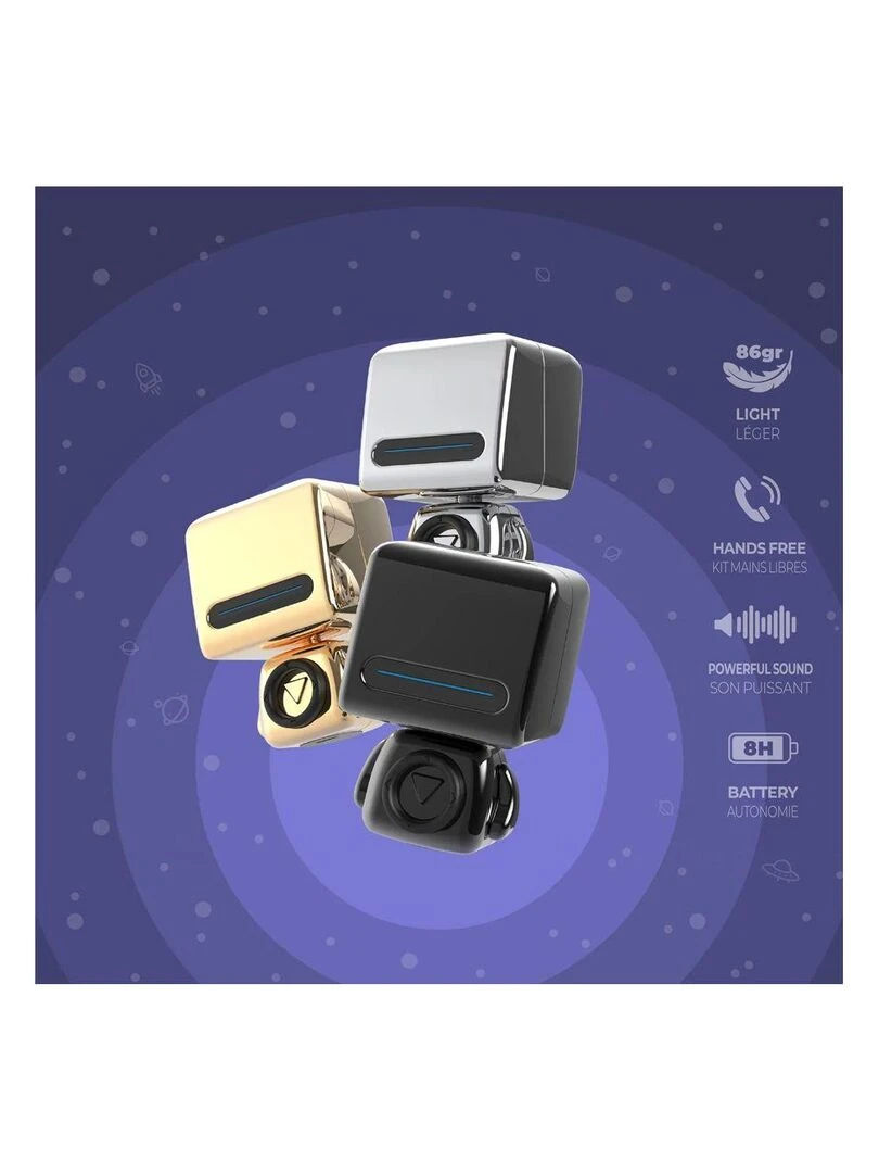 Enceinte Bluetooth MOB Astro speaker   Noir   N/A