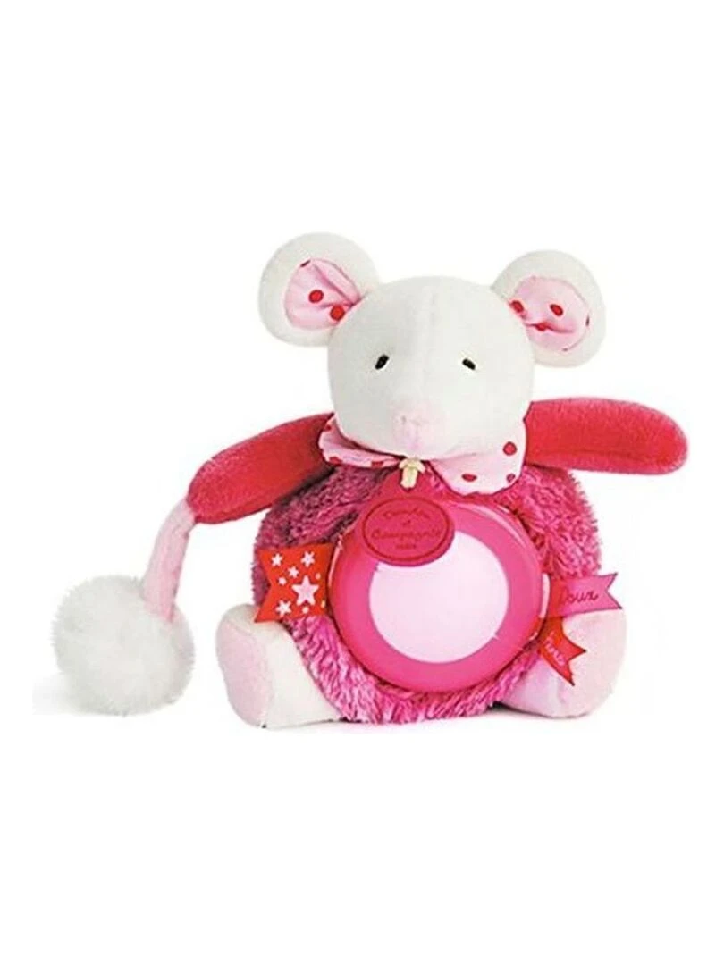 doudou Doudou et compagnie Souris Rose DC3052 Lovely Veilleuse Rose
