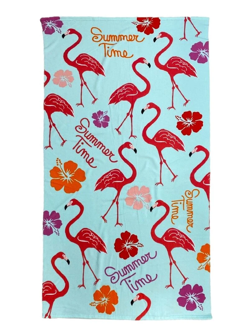 Serviette de plage microfibre Kamarina 90x170 250g/m² Rose
