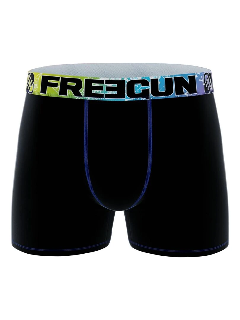 Lot de 3 boxers enfant Uni Rainbow Freegun   Noir