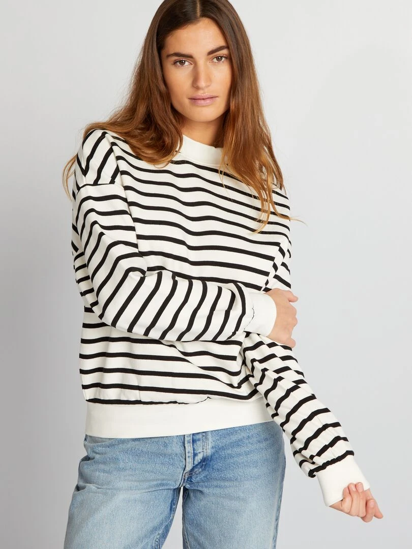 Sweat oversize   Blanc