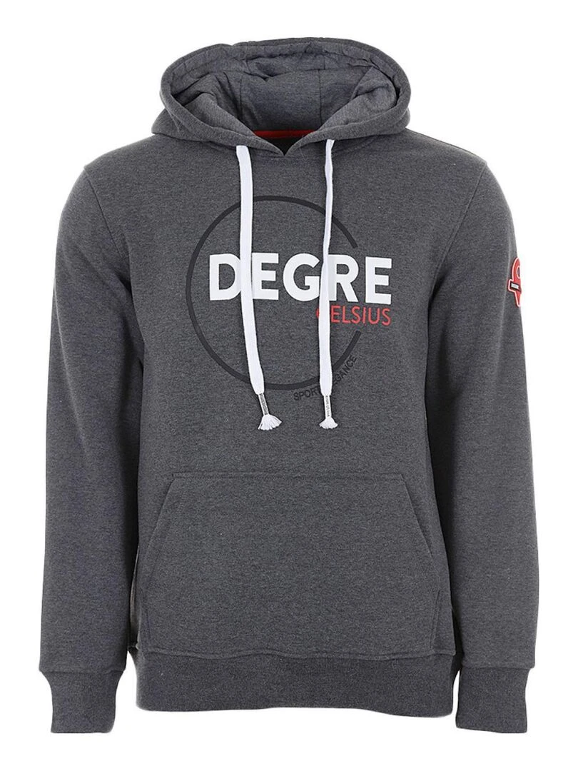 Sweat à capuche homme CINOR DEGRE CELSIUS Gris