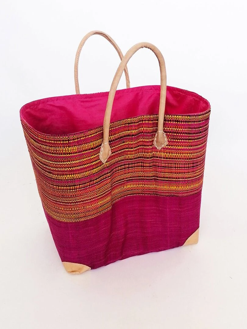 Panier Tsivory GM Fuchsia Rose