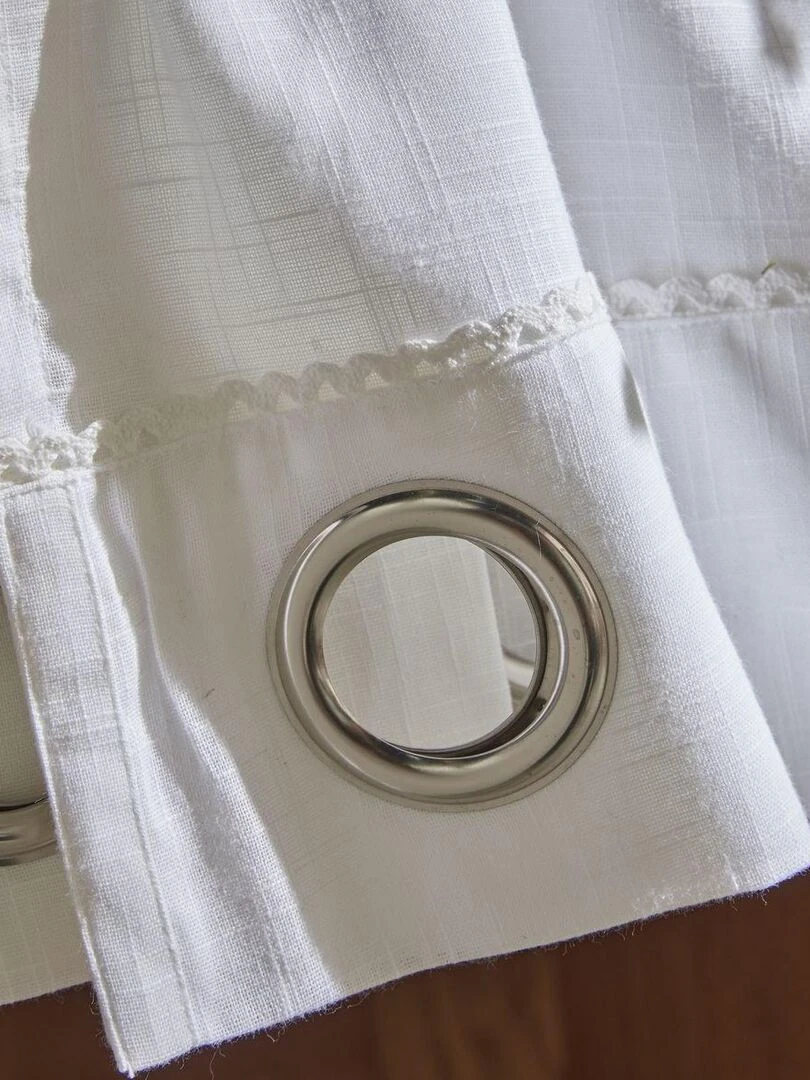 Voilage à œillets 'CHARME' 'TODAY'   Blanc