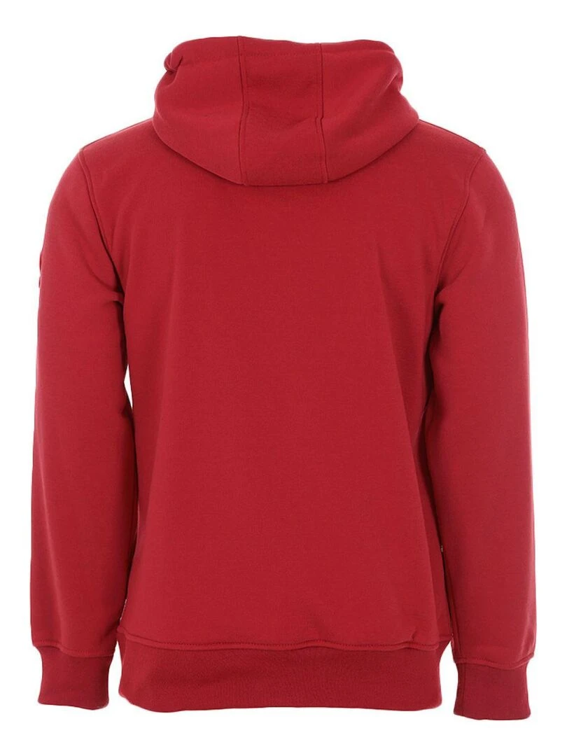 Sweat à capuche homme CINOR DEGRE CELSIUS Rouge