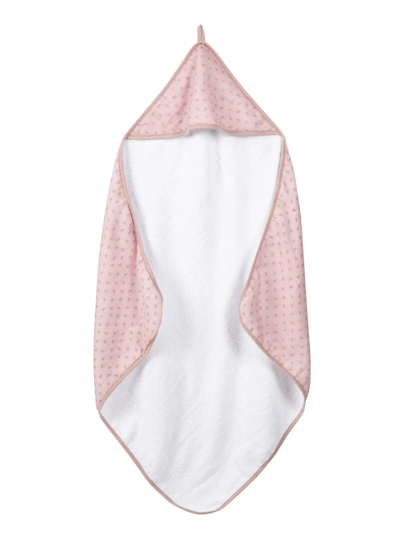 Cape de Bain Bébé "Lil Planet" 100% Coton bio OEKOTEX 'ROBA' Rose