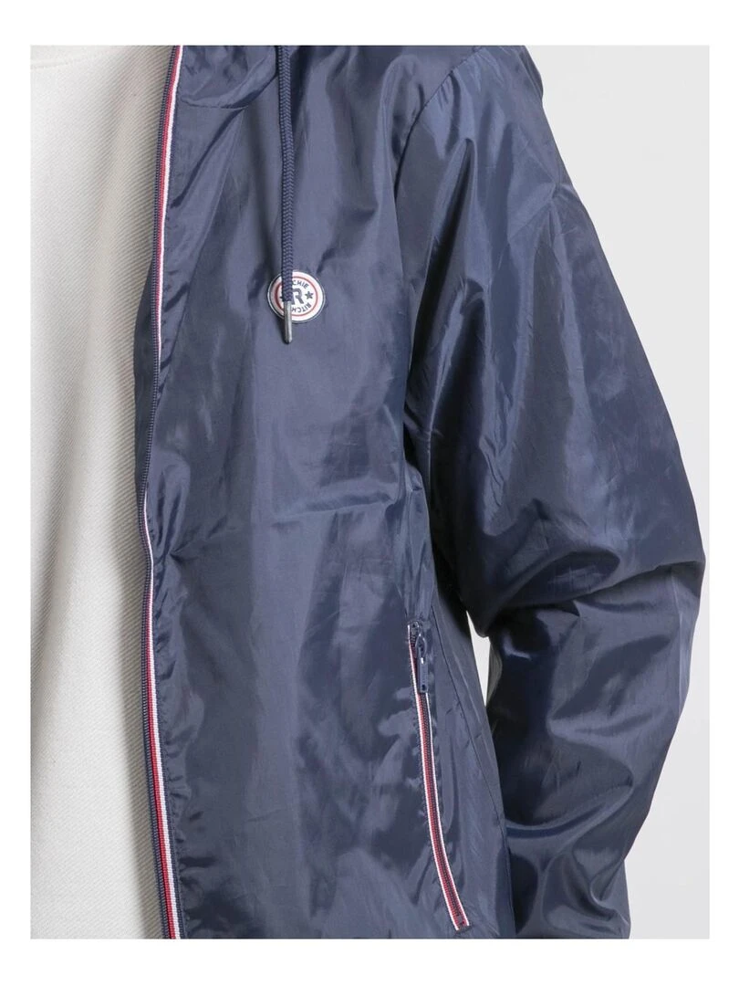 Blouson coupe vent capuche ZALTA   Bleu marine