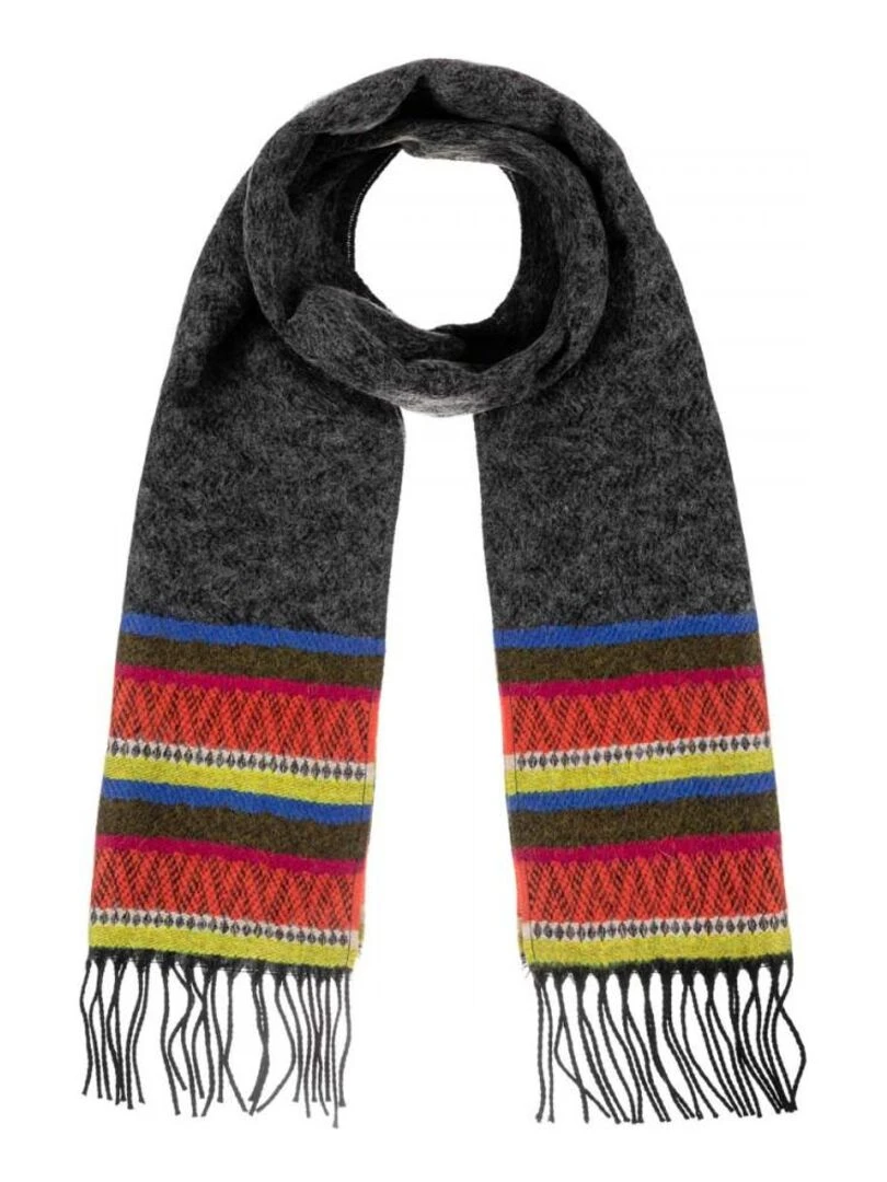 Echarpe Nelli Fabriqué en France gris anthracite