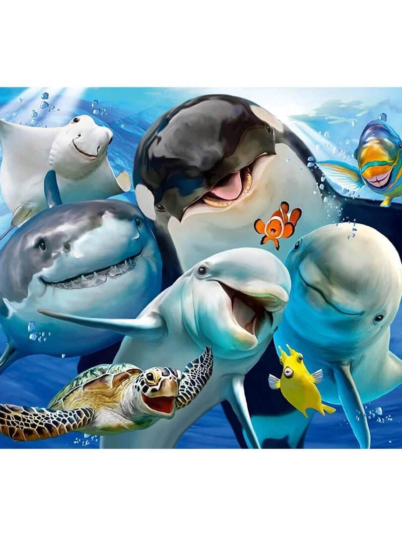 Puzzle 200 pièces : Les amis du monde sous marin N/A