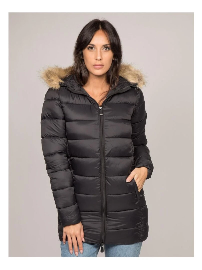 Doudoune légère capuche UBEXY Noir