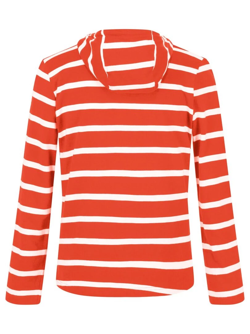Regatta Sweat à capuche MAELYS Blanc Rouge