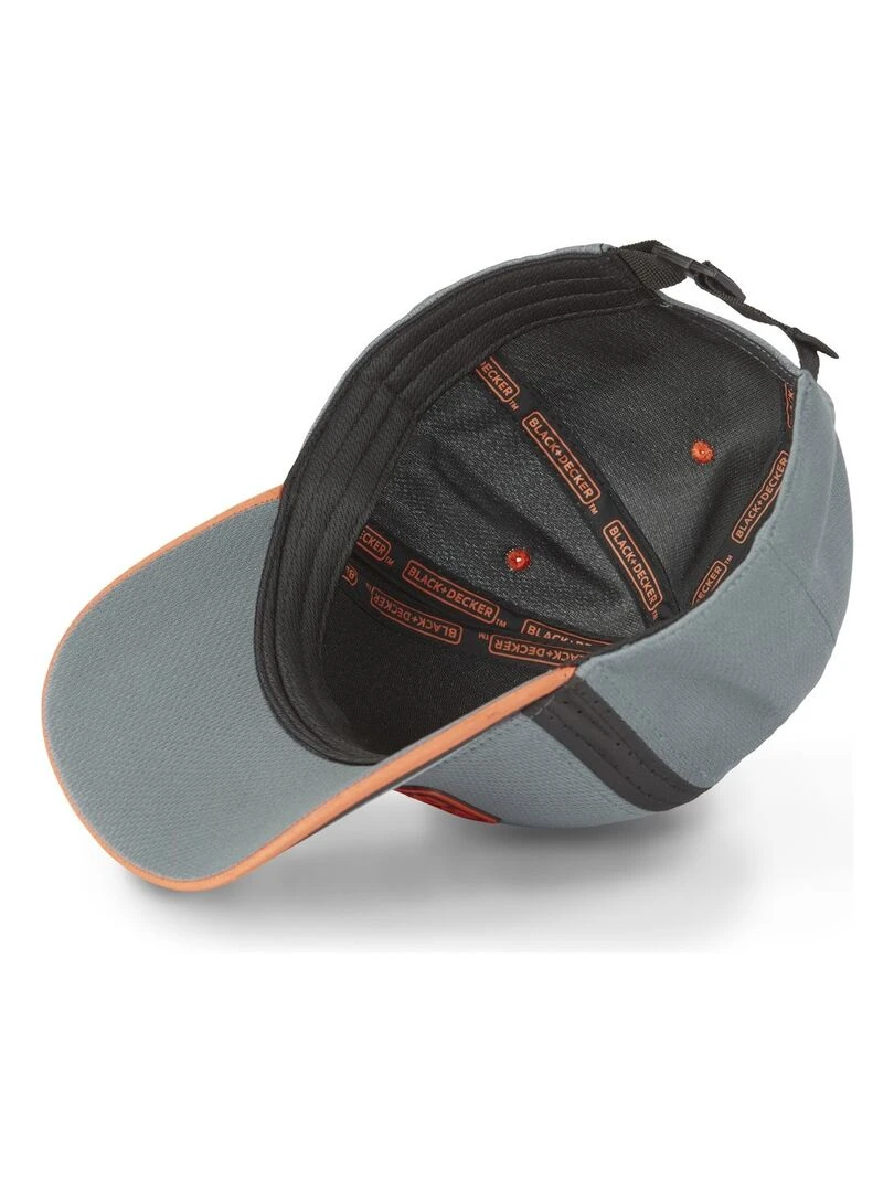 Casquette active couture renforcées ajustable Black & Decker   Gris