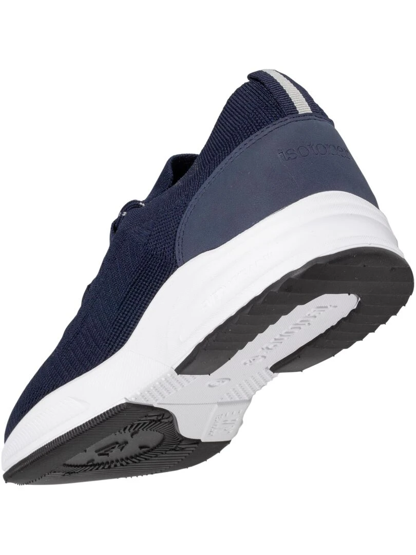 Baskets Confort Homme slip on lacets Marine   Bleu marine