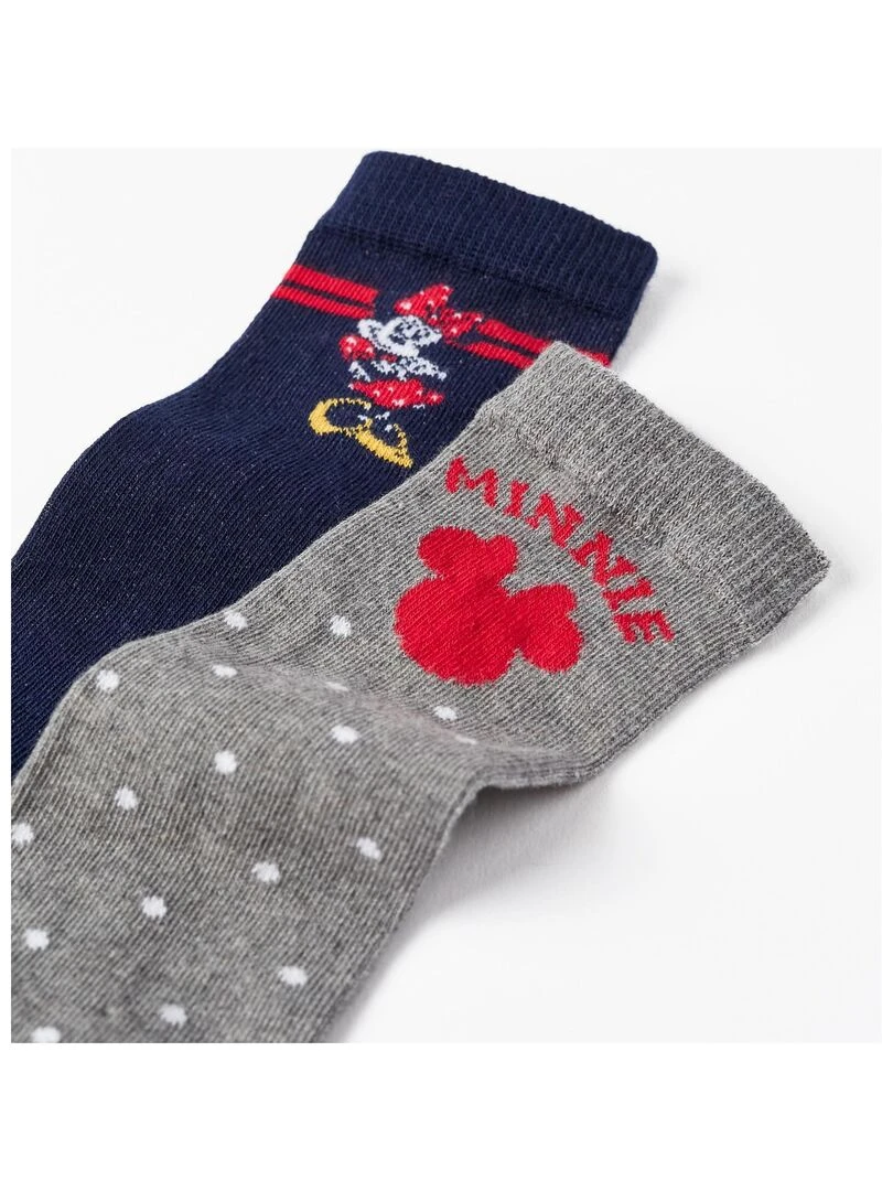 Pack 2 Paires de Chaussettes pour Fille 'Minnie' MINNIE Multicolore