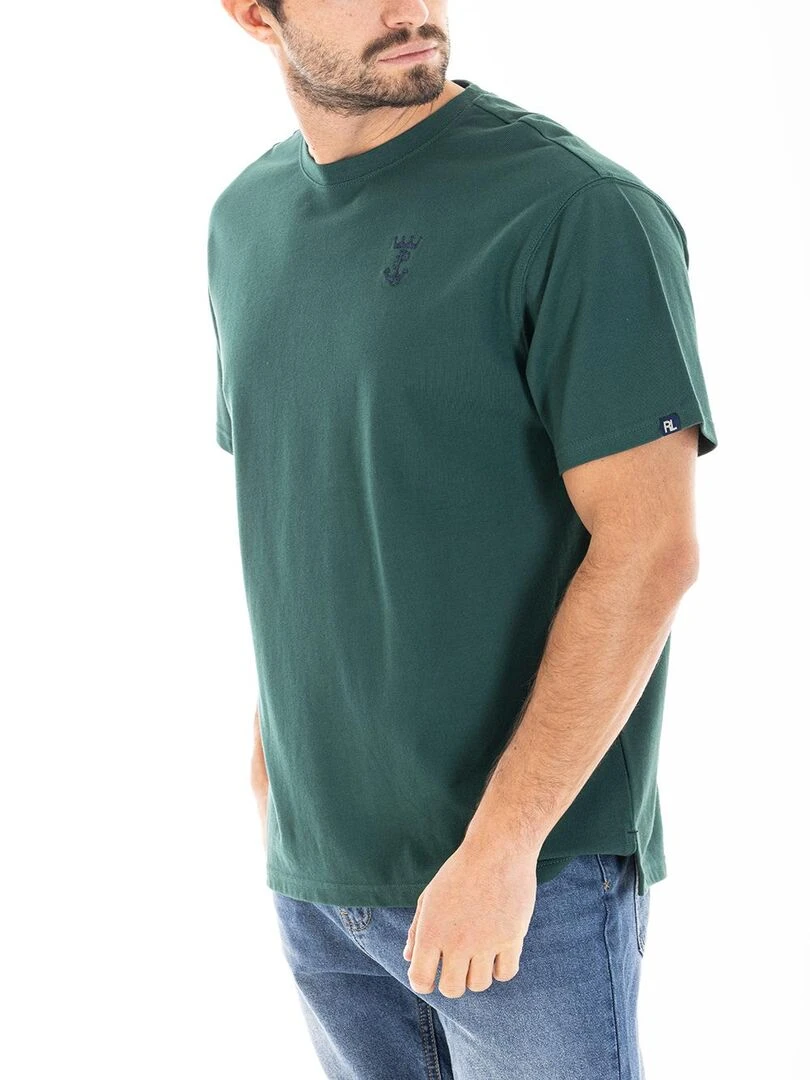 T shirt loose coton piqué CHASE 'Rica Lewis' Vert