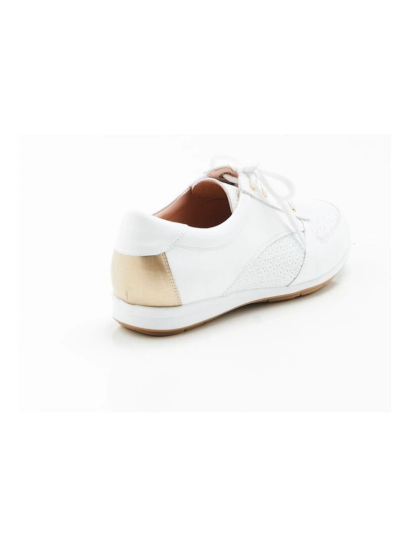 Derbies irisés à lacets Climatyl   Damart   Blanc