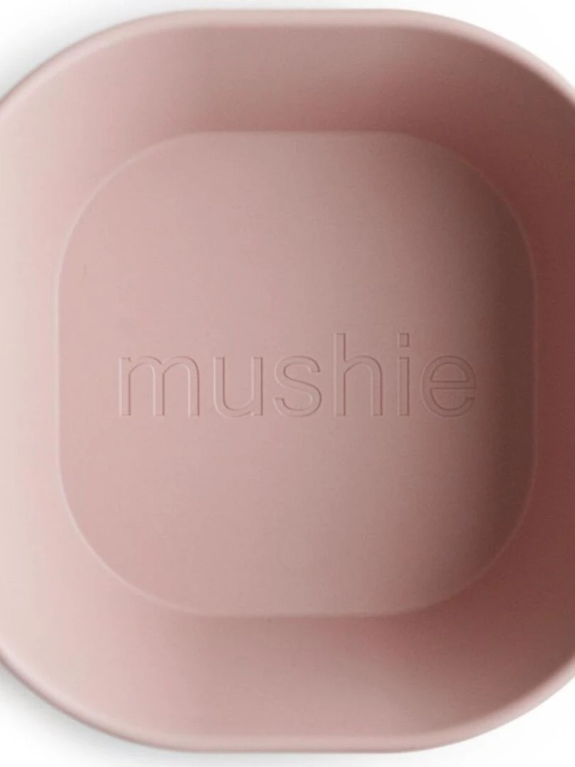 Lot de 2 bols carrés Blush Rose