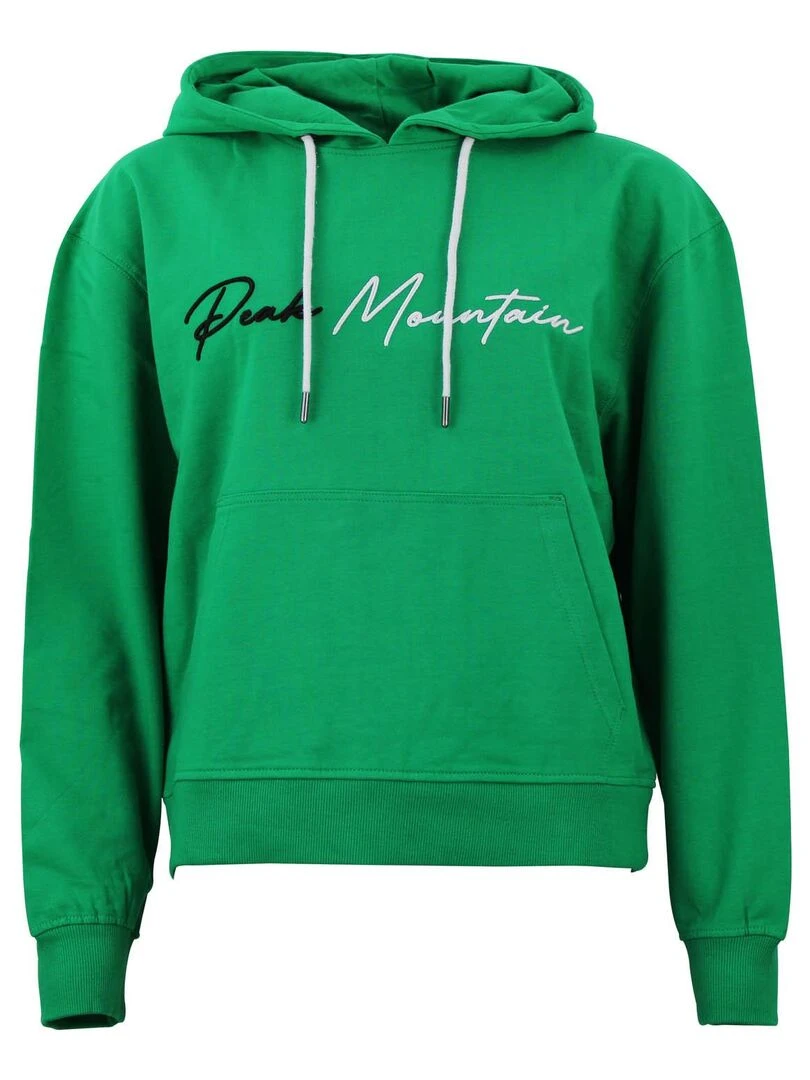 Sweat à capuche femme ALAUREN Vert