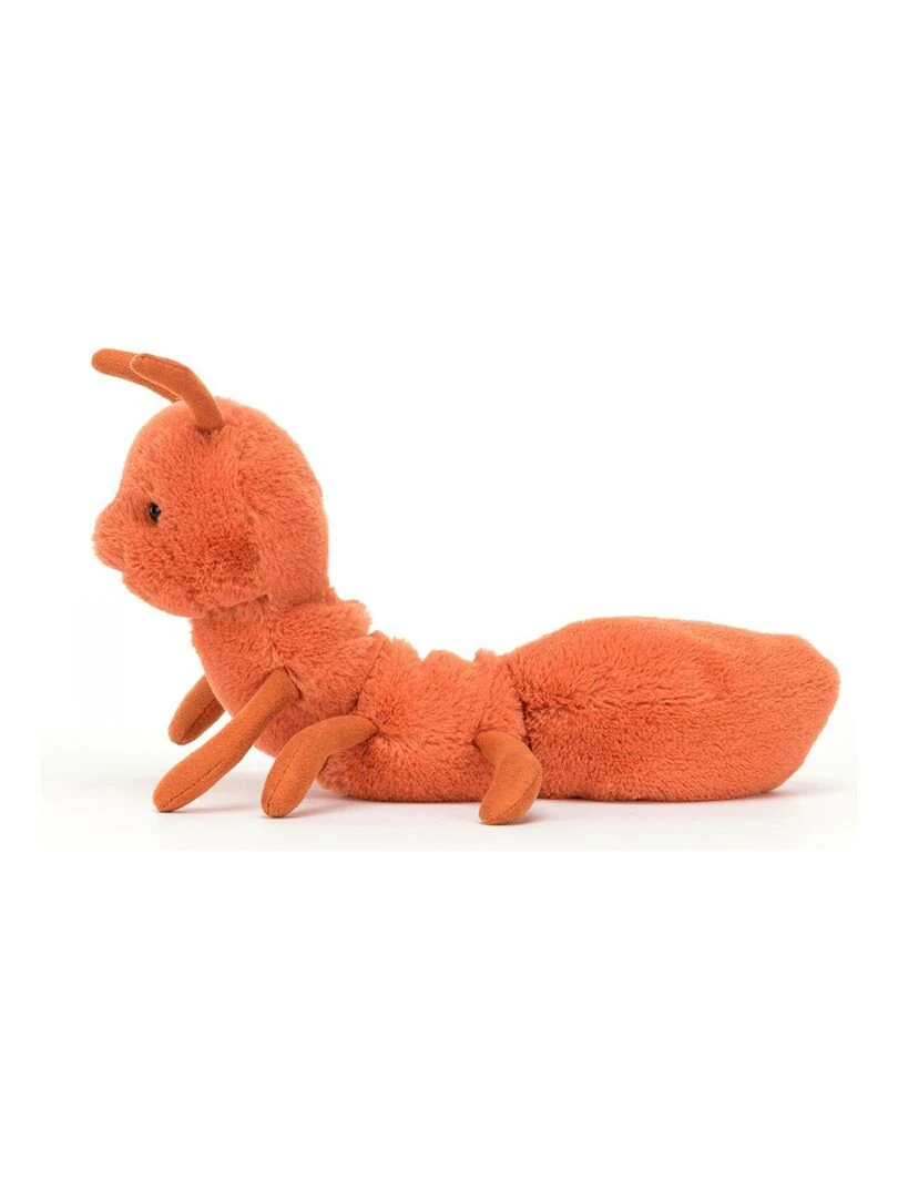 Peluche Wriggidig fourmi   L: 6 cm x l : 15 cm x H: 12 cm   Orange