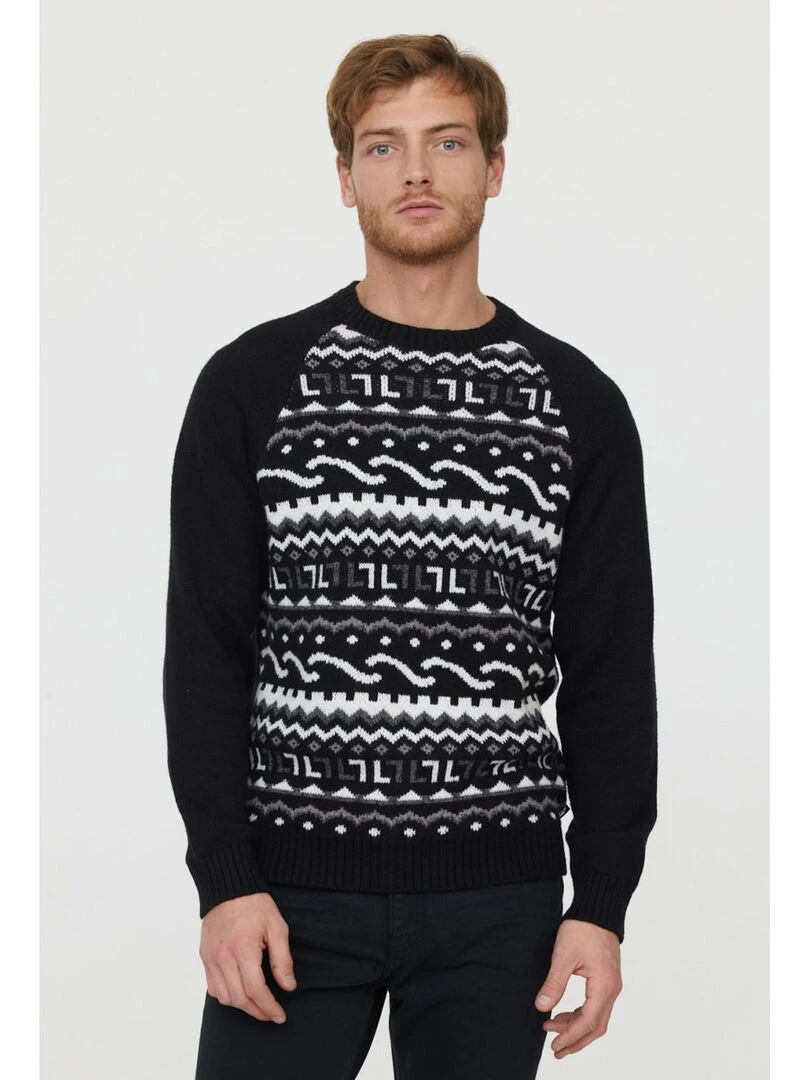 Lee Cooper Pull manches longues coton regular CONAN Noir