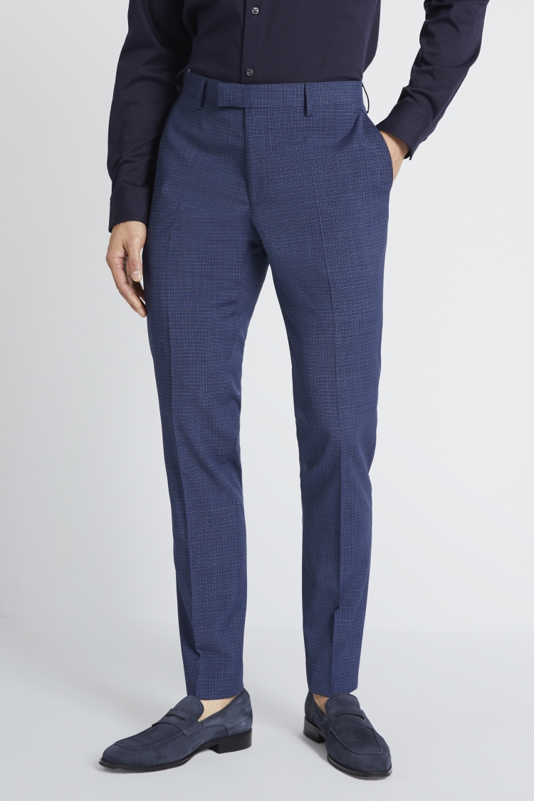 Slim Fit Ink Houndstooth Dress Jacket   Buy Online at Moss
