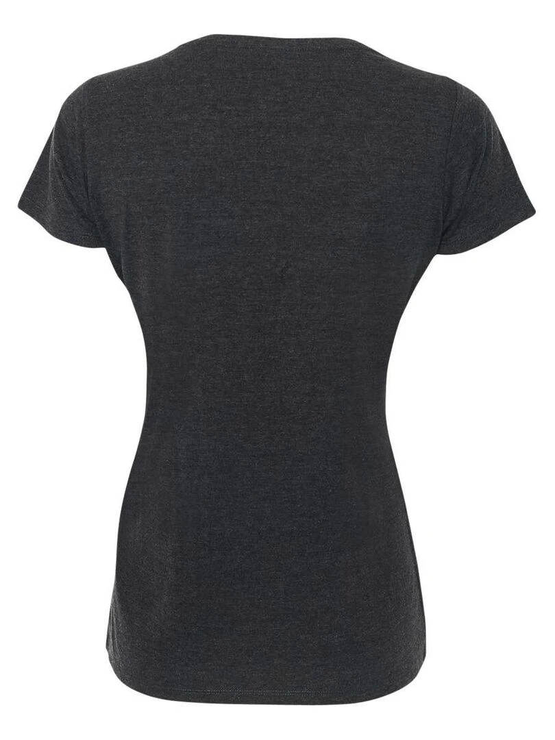 KAPORAL T shirt col rond droit gris anthracite