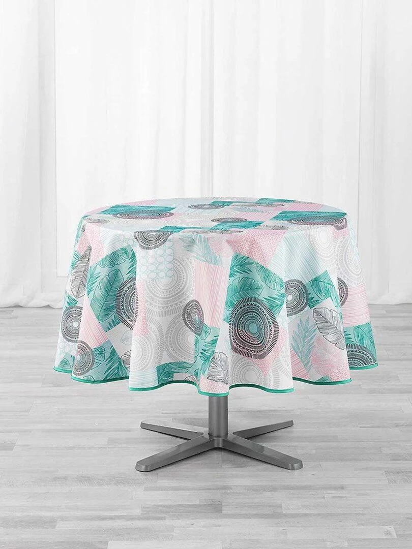 Nappe ronde Peachy   Rose