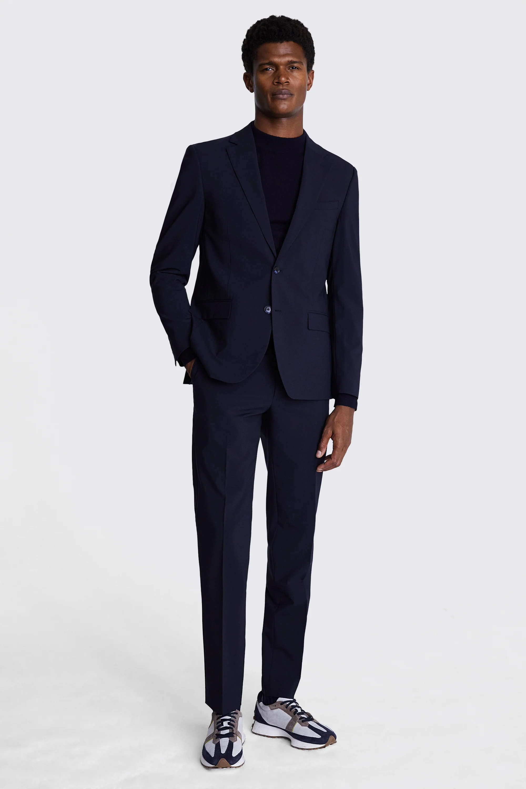 Italian Slim Fit Grey Check Jacket    Buy Online at Moss