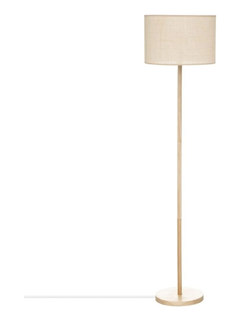 Lampadaire droit Della naturel H149.5 Beige