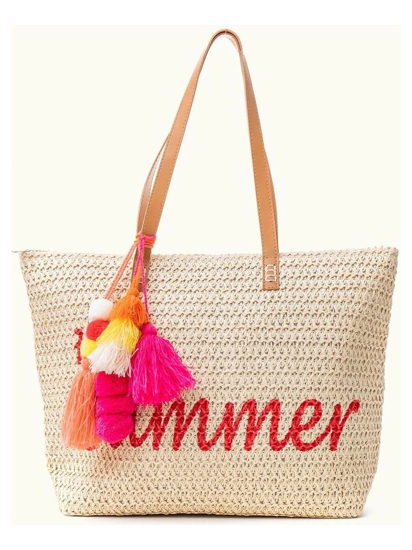 Sac de plage DL AGATHE   Beige