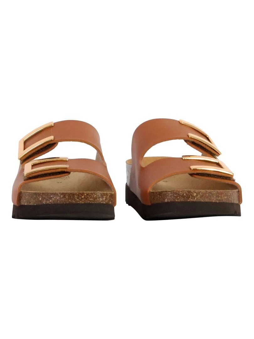 Mules à Enfiler Scholl Monterey 2 Straps   Marron