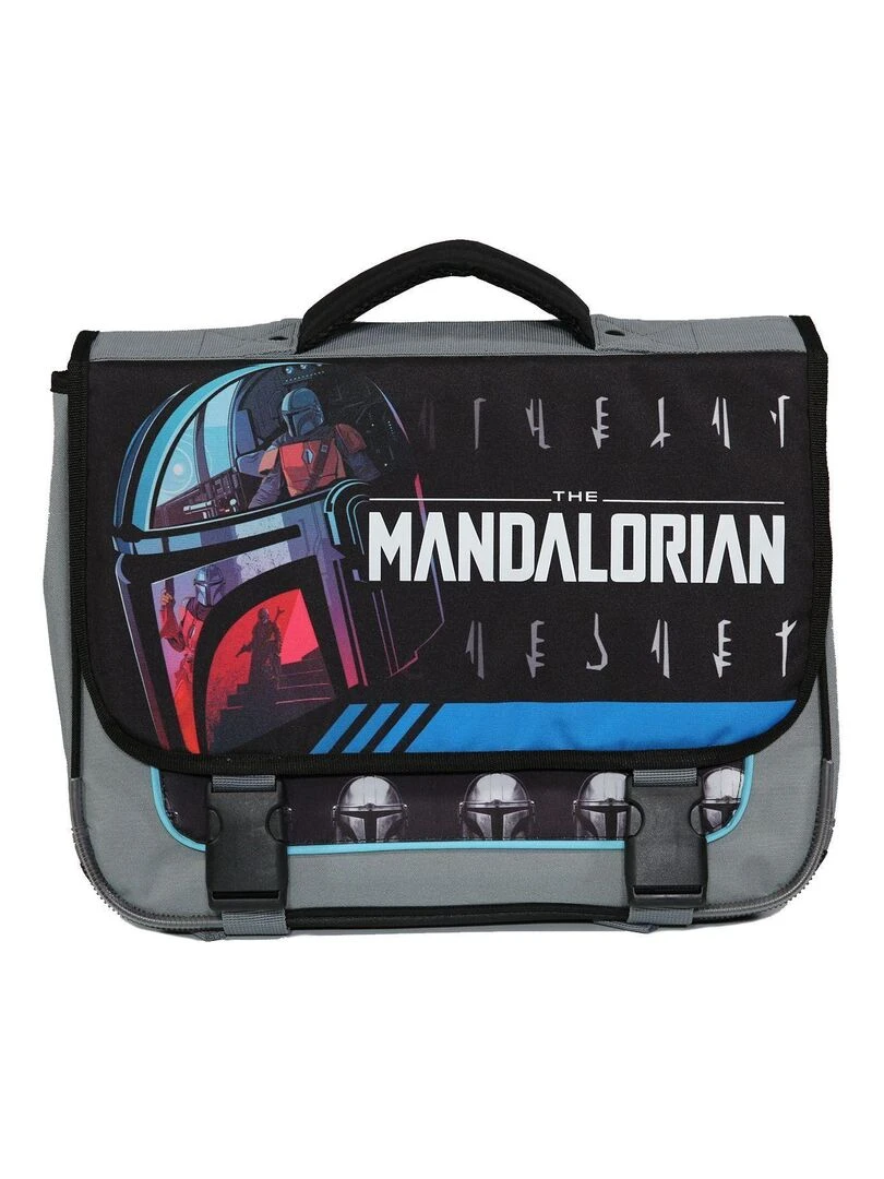 Cartable 38 cm Star Wars/The Mandalorian Noir et Gris Bagtrotter Gris Noir