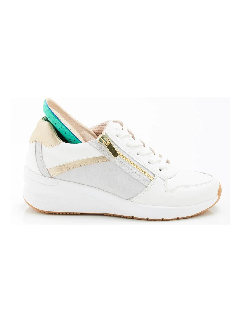 Tennis compensées à lacets Climatyl   Damart   Blanc