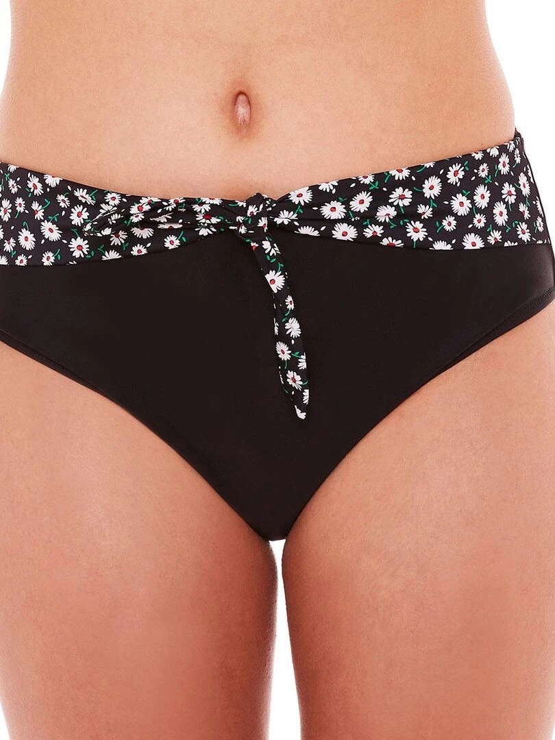 Culotte haute PARADIS Brigitte Bardot Bain Noir